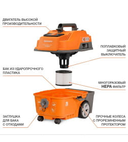 Пылесос универсальный DAEWOO DAVC 2000 HOME