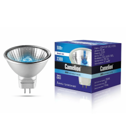 Лампа галогенная GU5.3 220V 50W COOL белого света Camelion